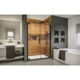 thumbnail image 6 of DreamLine Elegance-LS 54 1/4 - 56 1/4 in. W x 72 in. H Frameless Pivot Shower Door in Satin Black, 6 of 11