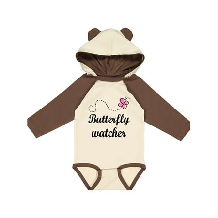 

Inktastic Butterfly Watcher Gift Baby Girl Long Sleeve Bodysuit