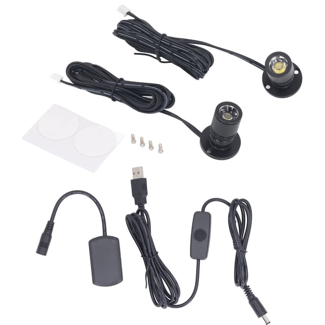 <p>Mini Projecteurs avec Variateur Petit Projecteur 5v Mini Projecteur Led Dimmable Mini Projecteur 5v Mini Projecteur Led 1 à 2 Projecteurs avec Variateur pour Présentoir Armoire à Bijoux