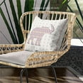thumbnail image 2 of Amrita Sen Designs  18 x 18 in. Elephant Silhouette Duo Broadcloth Indoor & Outdoor Zippered Pillow - Multi Color, 2 of 6