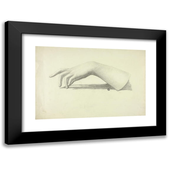 Elizabeth Murray 14x11 Black Modern Framed Museum Art Print Titled - Left Forearm and Hand