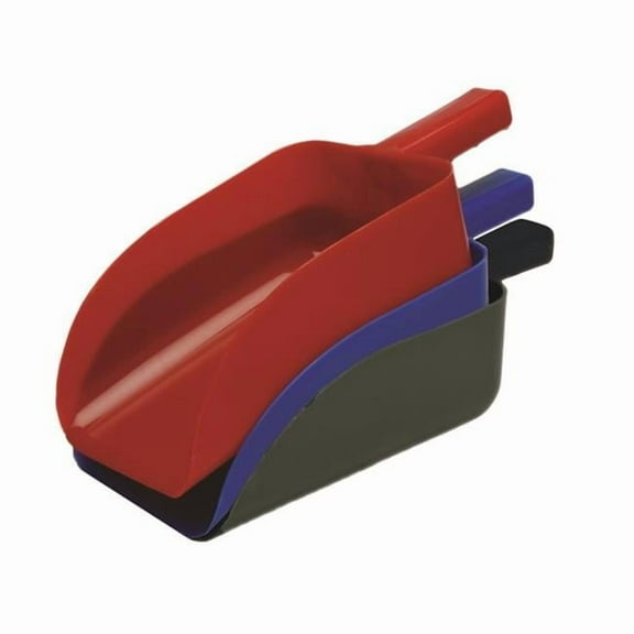 Jacks 1515-RE Economy Feed Scoop, Red - 3 qt.