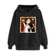 thumbnail image 4 of Sudadera con capucha de manga larga para mujer, informal, con capucha, para exteriores y chaquetas, ropa deportiva de moda para mujer, con capucha y ropa de invierno, sudadera con capucha de manga lar, 4 of 6