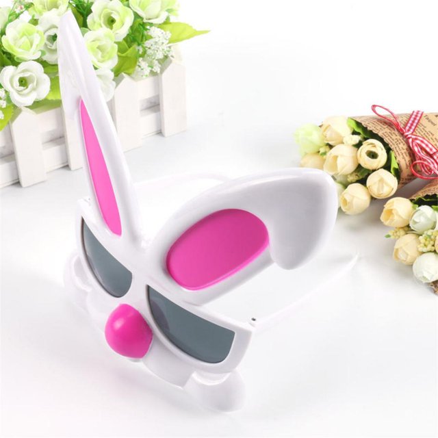 Gafas para de Cumpleaños en apariencia Conejo Novedoso Accesorio Decorativos Soledad Linda máscara de ojo de conejo