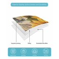 thumbnail image 5 of Yellow Sunflower Twin Size Down Alternative Comforter, Lightweight Comforter Quilt Bedding Set with Pillow Shams Watercolor Retro Floral Plant Leaf All Seasons Bed Comforter Duvet Insert 68"x86", 5 of 7