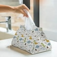 thumbnail image 6 of Sikiie Dinosaur Leather Tissue Box Cover Rectangle, Long Tissue Box Cover, Tissue Box Holder, Tissue Holder for Bathroom, 6 of 7