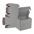 thumbnail image 1 of Cajas de envío de 6 x 4 x 1.6 pulgadas, paquete de 30, cajas de cartón corrugado, mailer de literatura para empaque de regalos, 1 of 7