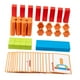 thumbnail image 2 of Juego de bloques de construcción de madera apilables, juguetes para clasificar colores y formas para proyectos escolares., 2 of 9