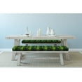 thumbnail image 2 of Ambesonne 45" x 15" Charcoal Gray and Lime Green Rectangle Bench Outdoor Seating Cushions, 2 of 3