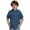 Navy, variant on jobturf Short Sleeve Shirts for Boys Comfy Loose Summer Blouses 100th Day of School Tops Cargo Button Down Shirt with Pockets Size 3-14 Years