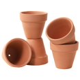 thumbnail image 4 of PENGXIANG 5pcs Home Terracotta Flower Pots Ceramic Clay Flower Pots Delicate Compact Flowerpots, 4 of 6