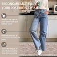 thumbnail image 6 of Kitchen Mats for Floor 2 Pieces Anti Fatigue Kitchen Mat Cushioned Boho Kitchen Rugs Non Slip Waterproof Comfort Memory Foam Standing Mat for Front of Sink,Laundry Room, 6 of 6