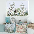 thumbnail image 3 of Designart 'Border With Peonies and Cranes In Chinoiserie Style' Traditional Framed Art Print, 3 of 4
