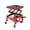 Red, variant on 350 Lbs Heavy Duty Hydraulic Motorcycle Lift Jack Table, Scissor Lift Stand Foot Operated ATV Dirt Bike Scissor Stand With 4 Wheels, Lifting Range 13.78-34.25 Inches
