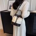 thumbnail image 1 of Bolsos de moda de verano para mujer, nuevo estilo 2025, bolso de hombro con cordón, bolso bandolera estilo cubo estilo retro coreano, 1 of 5