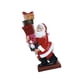 thumbnail image 4 of Estatua de Papá Noel Decoración navideña Artesanía Decoración de mesa Figura de Papá Noel Escultura de resina navideña para estante de chimenea 18cmx8cmx35cm, 4 of 9