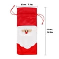 thumbnail image 7 of IC ICLOVER Wine Bottle Covers, 2 Pack Santa Claus Wine Bottle Toppers Decorative Christmas Holiday Dining Table Decor Party Gift, 7 of 7