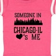 thumbnail image 4 of Inktastic Chicago Illinois Someone Loves Me Skyline Boys or Girls Baby Bodysuit, 4 of 5