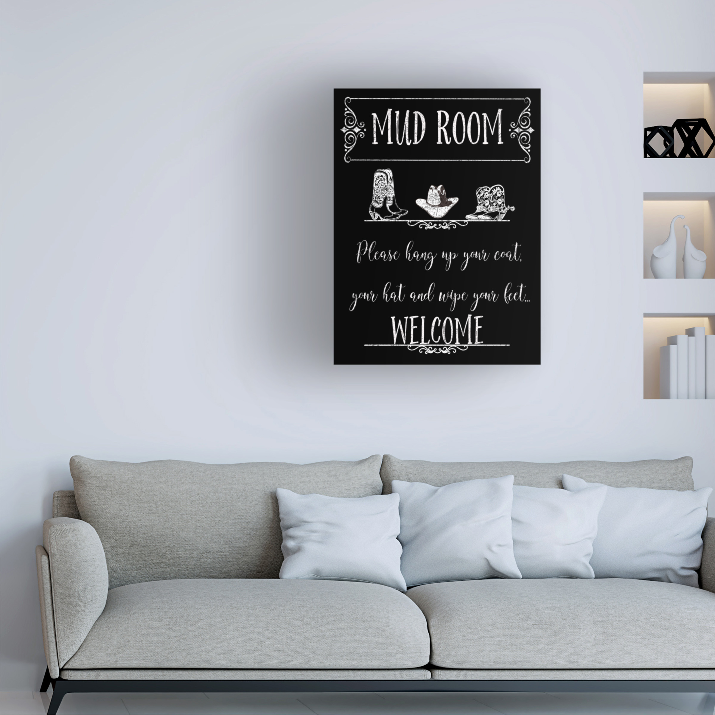 Trademark Fine Art 'Mud Room 4' Canvas Art by Jean Plout