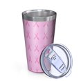 thumbnail image 2 of 16oz Tumblers Pink Breast Cancer Stainless Steel Vacuum Insulated Double Wall Travel Tumbler Cups Mug with Lid and Straw,Cleaning Brush for Coffee,Tea, 2 of 4