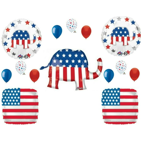 Republican Elephant Election Rally party balloons Decoration Supplies President