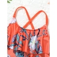 thumbnail image 4 of MSemis Little Girls One Piece Floral Print Swimwear, 4 of 6