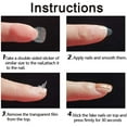 thumbnail image 4 of 50 Sheets Nail Glue Stickers for Press on Nails Adhesive Tabs,Jelly Glue Waterproof Breathable False Nail Glue Dots Tips Jelly Adhesive Tabs (Pink 50 Pieces), 4 of 5