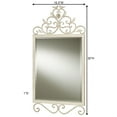 thumbnail image 3 of Wings of Love Wall Mirror Creamy Gold, 3 of 5