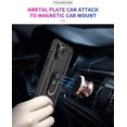 thumbnail image 3 of CoverON Apple iPhone 12 Mini Ring Case, Kickstand Rugged Phone Cover Magnetic Car Mount Compatible - Black, 3 of 7
