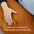thumbnail image 6 of PORKISS Bean Bag Chairs, Lazy Sofa with Suede Fabric for Dorm Bedroom Living Room, Single Leisure Accent Sofa Chair for Adults Teens, Yellow Brown, 6 of 13