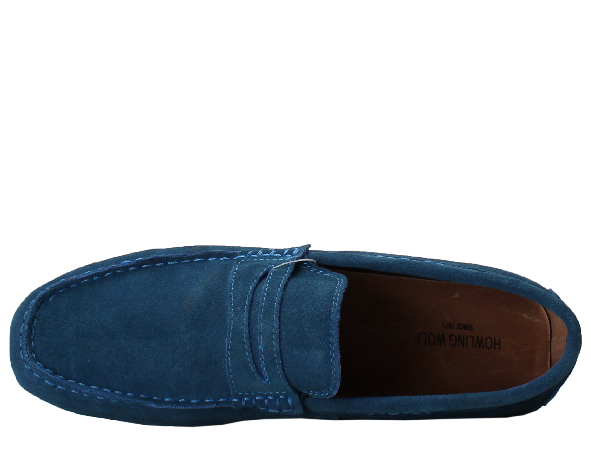 Howling Wolf Milan Penny Loafer Jeans Blue Men's Shoes MILAN-019 Size 7