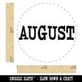 thumbnail image 2 of August Month Calendar Fun Text Self-Inking Rubber Stamp Ink Stamper - UV Ink - Mini 1/2 Inch, 2 of 7