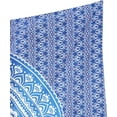 thumbnail image 6 of Pop Popular Handicrafts Tapestry Mandala Blue Ombre Hippie Wall Hanging Bohemian Bedspread Tapestries 30"x40", 6 of 7