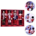 thumbnail image 2 of 4pcs Christmas Hanging Nutcracker Wooden Nutcracker Ornament Xmas Tabletop Nutcracker, 2 of 9
