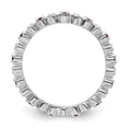 thumbnail image 5 of Auriga Fine Jewelry 925 Sterling Silver Amethyst and Diamond Ring for Women Size 6, 5 of 6