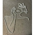 thumbnail image 4 of Flower Girl Neon Sign, Long-lasting Boutique Decor, 4 of 4