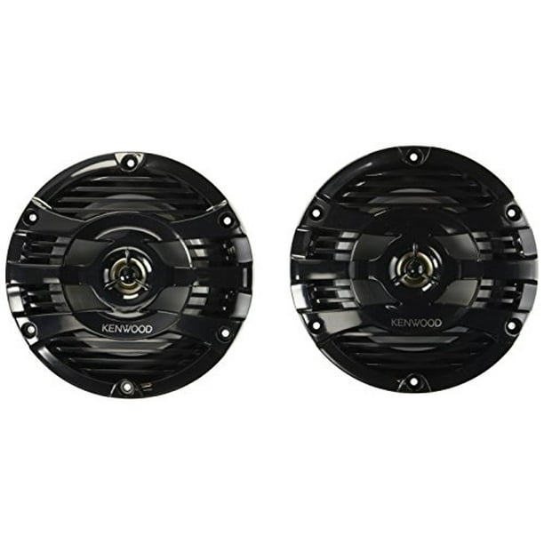Kenwood 6.5" Black Marine 2 Way Speakers 150 Watts
