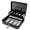 Black, variant on OUTGOO Cash Box with Money Tray and Lock, Metal Money Box for Cash, Key Lock Safe Box, Money Saving Organizer, 11.8" x 9.4" x 3.5", 4 Bill 5 Coin Slots