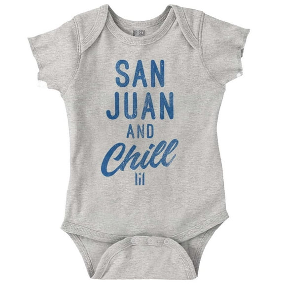 San Juan Puerto Rico Chill Vintage Romper Boys or Girls Infant Baby Brisco Brands NB