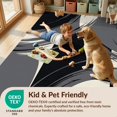 thumbnail image 4 of Design&I 5'x7' Washable Area Rug Sleek Flatweave Pet Friendly & Non-Slip Long Hallway Understated Border Showcasing Crisp Composition for Small Living Room, Bedroom, 4 of 7