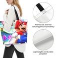 thumbnail image 3 of Saiise Mario Print Tote Bags for Women Travel Reusable Grocery Shopping Shoulder Handbag Go-to Everyday Bag for Work, 3 of 8