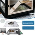 thumbnail image 4 of Ferret Cage Chinchilla Cage Rat Cage Stainless Steel Tray 5 Levels Small Animal Cage Devider for 2 Pets, 4 of 7