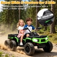 thumbnail image 4 of Akaber Kids Ride On Car for 3-9, 24V 4x200W Motors Ride on Toy with Remote Control, LED Lights, 18" Leather Seat, Rear Storage Basket, 4 of 10