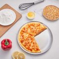 thumbnail image 5 of Bandeja para Pizza de acero inoxidable, bandeja redonda para hornear, plato para servir comida, plato para servir Buffet, plato para aperitivos y postres, 5 of 5
