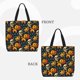 thumbnail image 2 of Disketp Halloween Skull Bolsa Tote de Lona para Mujer, Bolso de Hombro y Cruzado con Cierre de Cremallera, 2 of 7