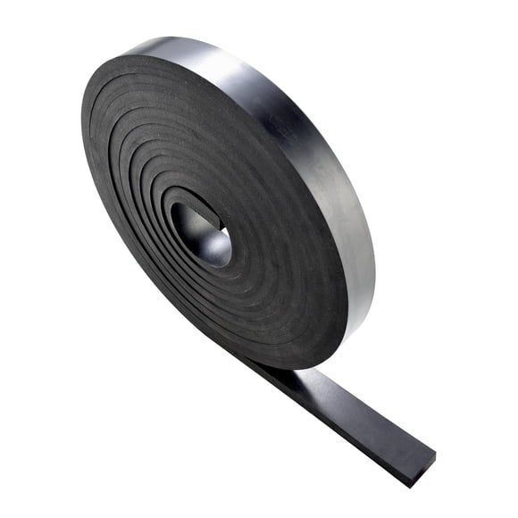 Tiras de goma TEKDOE de neopreno de 3/8 pulgadas de grosor, 1 pulgada de ancho y 12 pies de largo