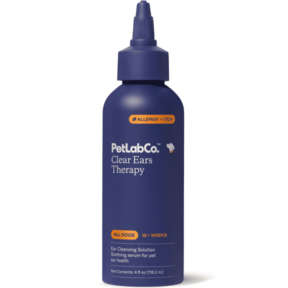Petlab Co. - Clear Ears Therapy Dog Ear Cleaner - Alcohol-Free Dog Ear Wash
