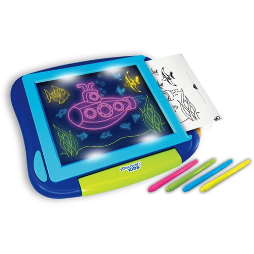 NKOK Discovery Kids Trace N' Draw Glow Board Kit - Walmart.com