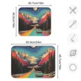thumbnail image 5 of Yayeee Dish Drying Mat for Kitchen Counter Ultra Absorbent Easy Clean Pad 18x16", Colorful Road, 5 of 7