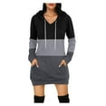 thumbnail image 2 of GZWYHT Hoodies for Women Graphic Hoodies Women's Hoodies Long Sleeve Lightweight With Pockets Fashion Sweatshirts Dress Sweatshirt for Women Womens Sweatshirts Long Sleeve Tops Grey S, 2 of 8
